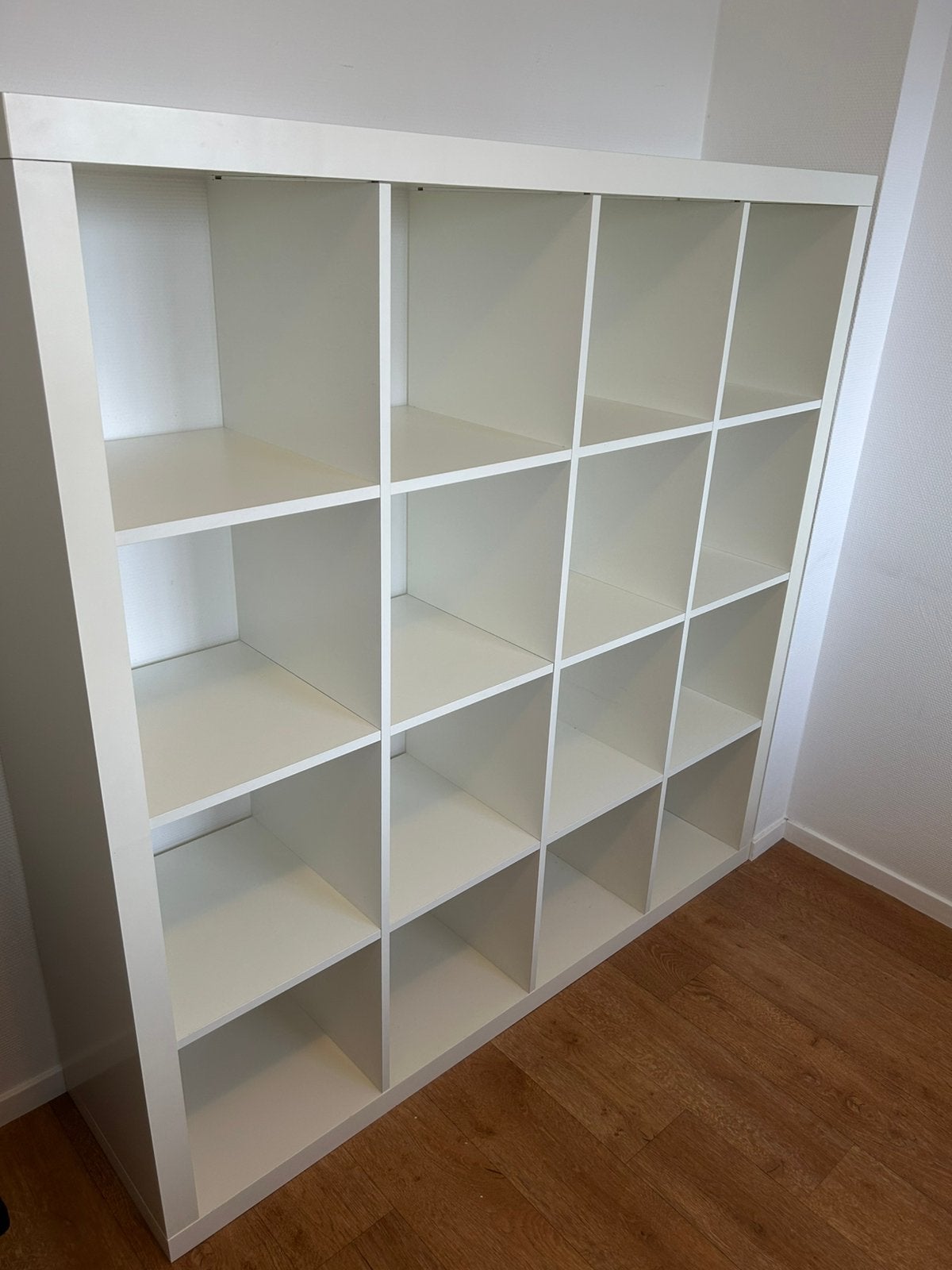 Witte Ikea vakkenkast Expedit, Ophalen, Met plank(en), 100 tot 150 cm, 100 tot 150 cm