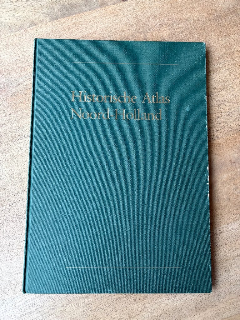 Historische Atlas Noord-Holland, Boeken, Overige atlassen, 1800 tot 2000, Nederland, Ophalen
