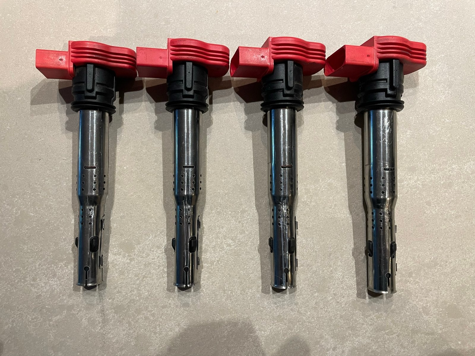 Set originele Red Top bobines voor Audi/VW 06E905115E, Ophalen of Verzenden, Gebruikt, Audi