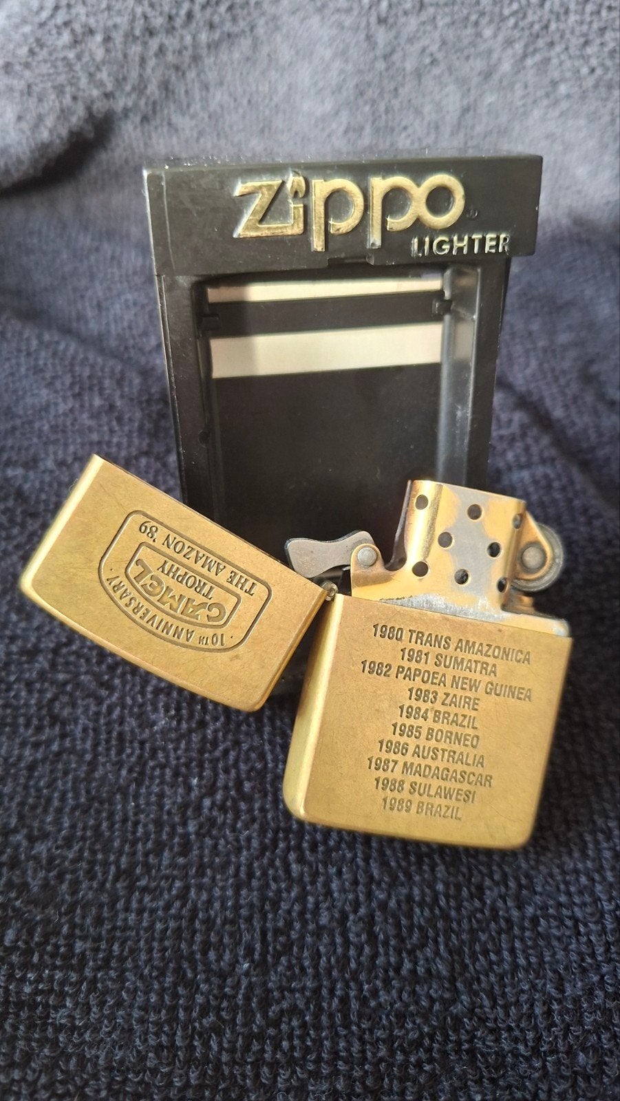 Zippo verzamelexemplaar, Ophalen of Verzenden, Gebruikt, Aansteker