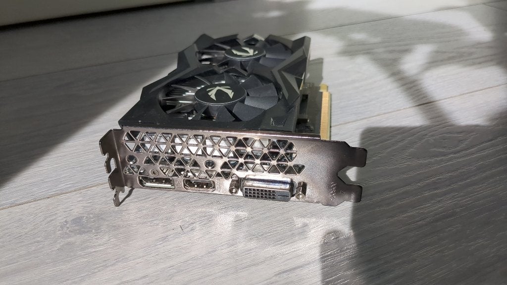 Zotac Gaming GeForce GTX 1650 AMP Core 4GB Twin Fan, Computers en Software, PCI-Express 3, Gebruikt, GDDR6, HDMI