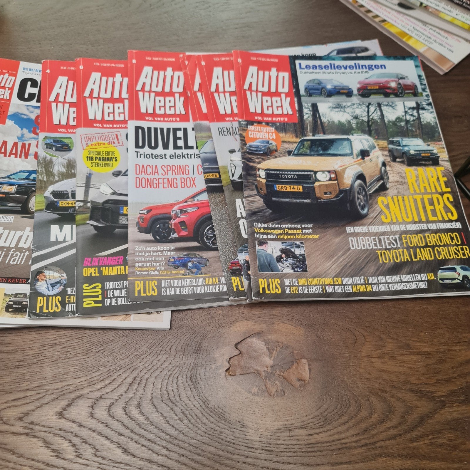 6 maal auto week en 6 maal auto week classic, Ophalen, Zo goed als nieuw