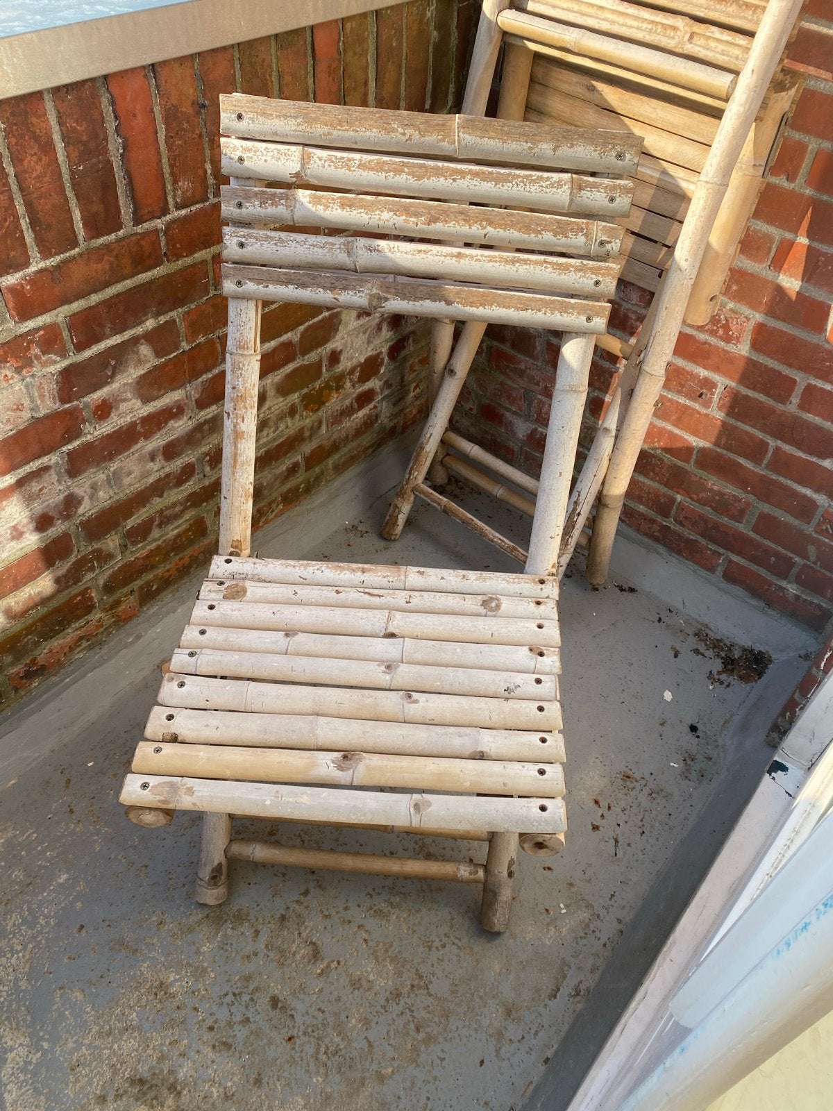 Bamboe stoelen - set van 2, Ophalen