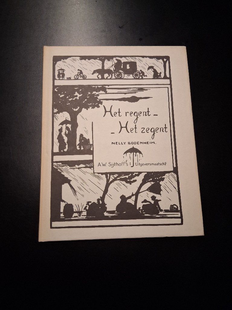 Vintage boek 'Het regent...het zegent' Nelly Bodenheim, Boeken, Gelezen, Fictie algemeen, Ophalen of Verzenden, Nelly bodenheim