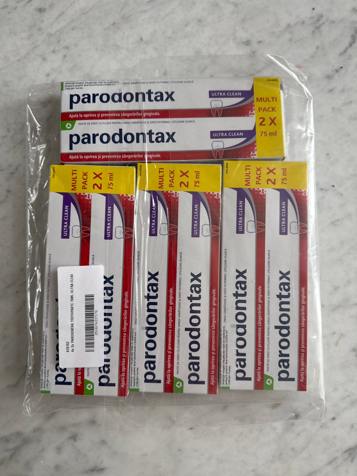Parodontax Ultra Clean Tandpasta - 8x 75ml - Geseald, Ophalen of Verzenden, Nieuw, Tandpasta