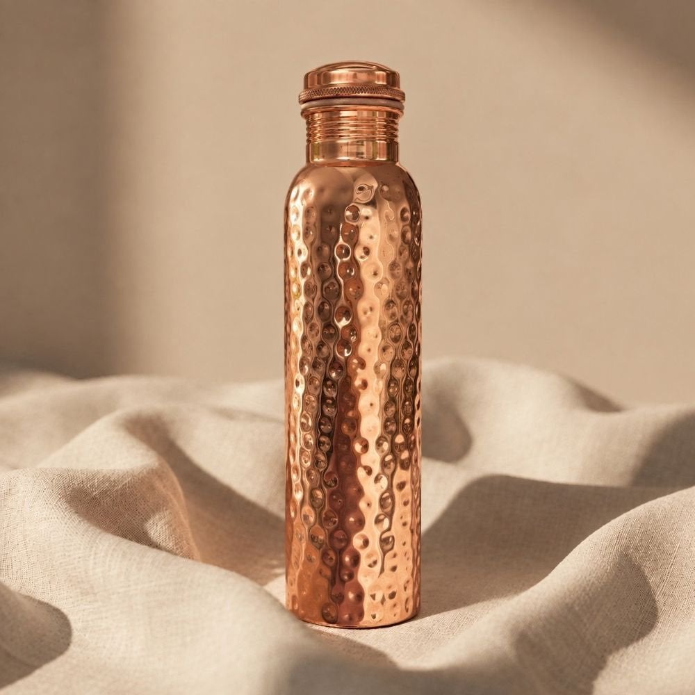100% koperen waterfles - incl. bewaarzakje, Lichaamsverzorging, Mayura, Mail@mayurashop.nl, Nieuw