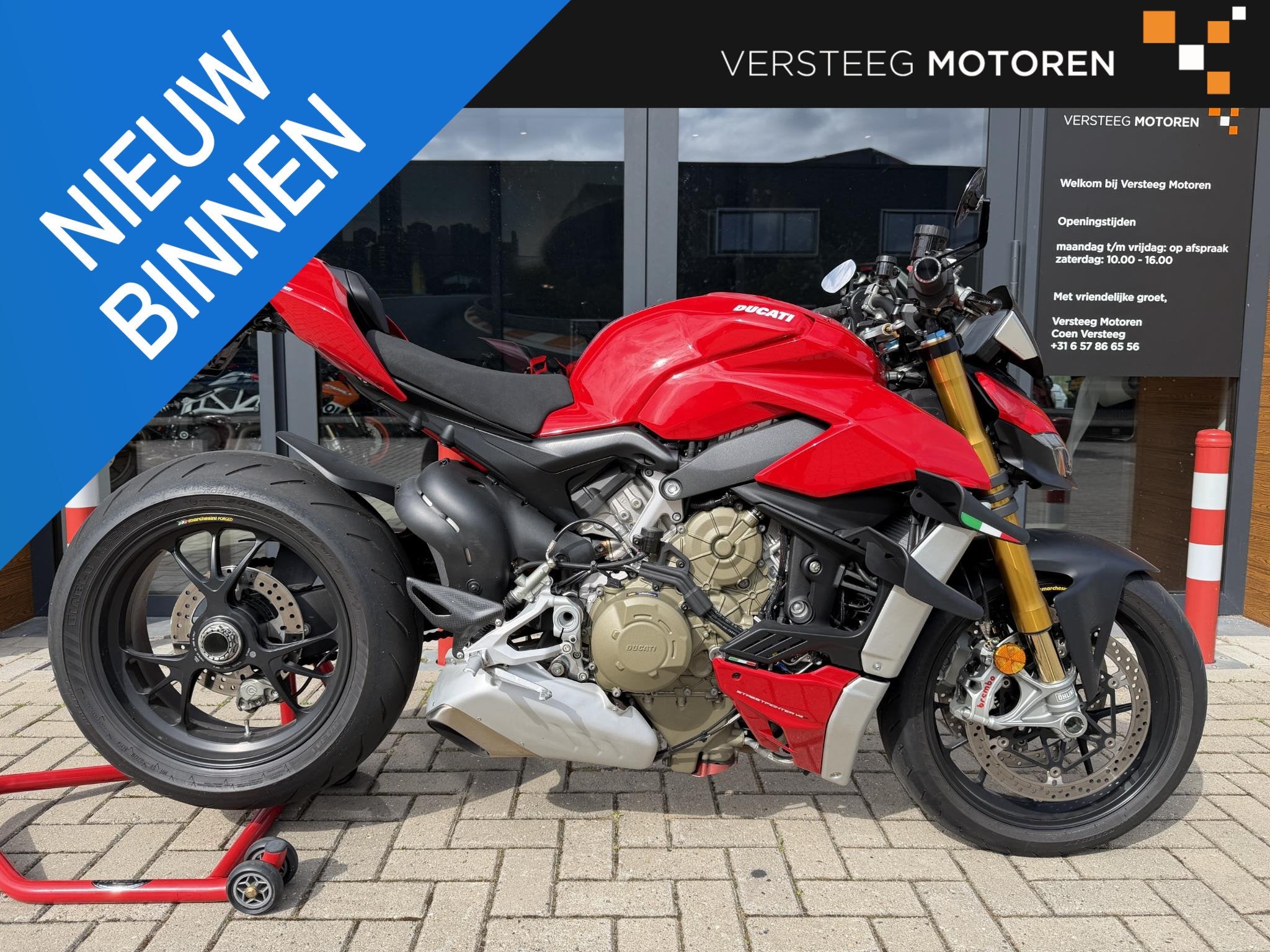 Ducati Streetfighter V4 S Dealeronderhouden# V4S Monoposto, Info@ducati.com, Ducati North Europe B.V., Maanweg 174
2516 AB  Den Haag, NL
