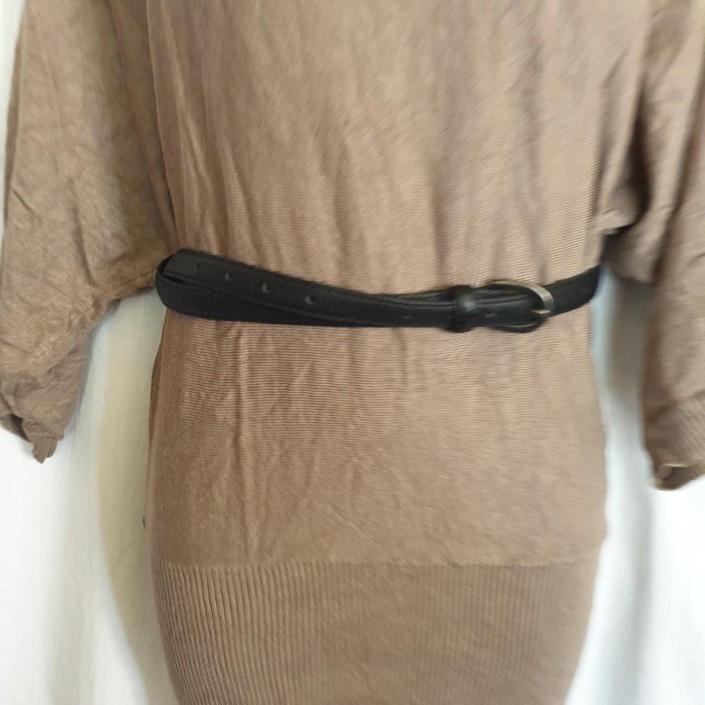 Zwarte leren riem met schubben lengte: 100 cm breedte: 2 cm, Kleding | Dames, Minder dan 3 cm, ., Zwart, 90 tot 100 cm