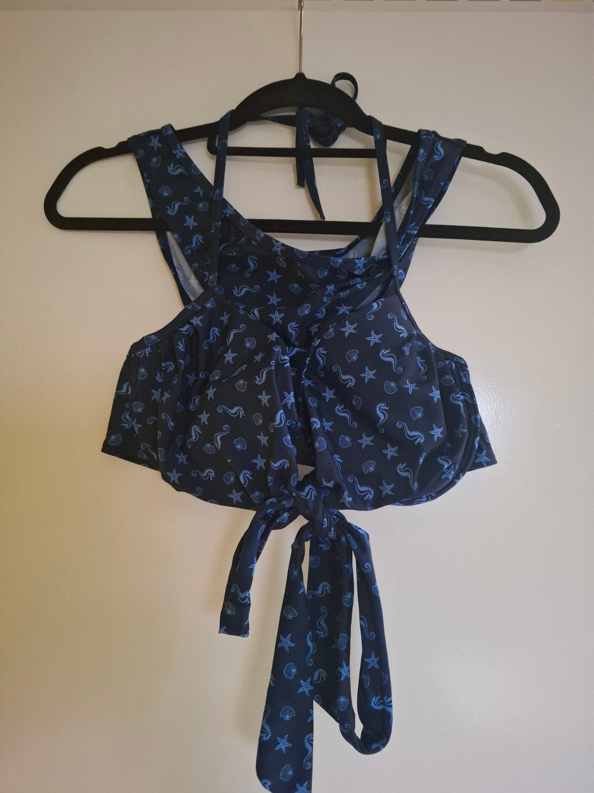 Bikini maat M met schelpjes en zeepaardjes, Ophalen of Verzenden, Gedragen, Bikini