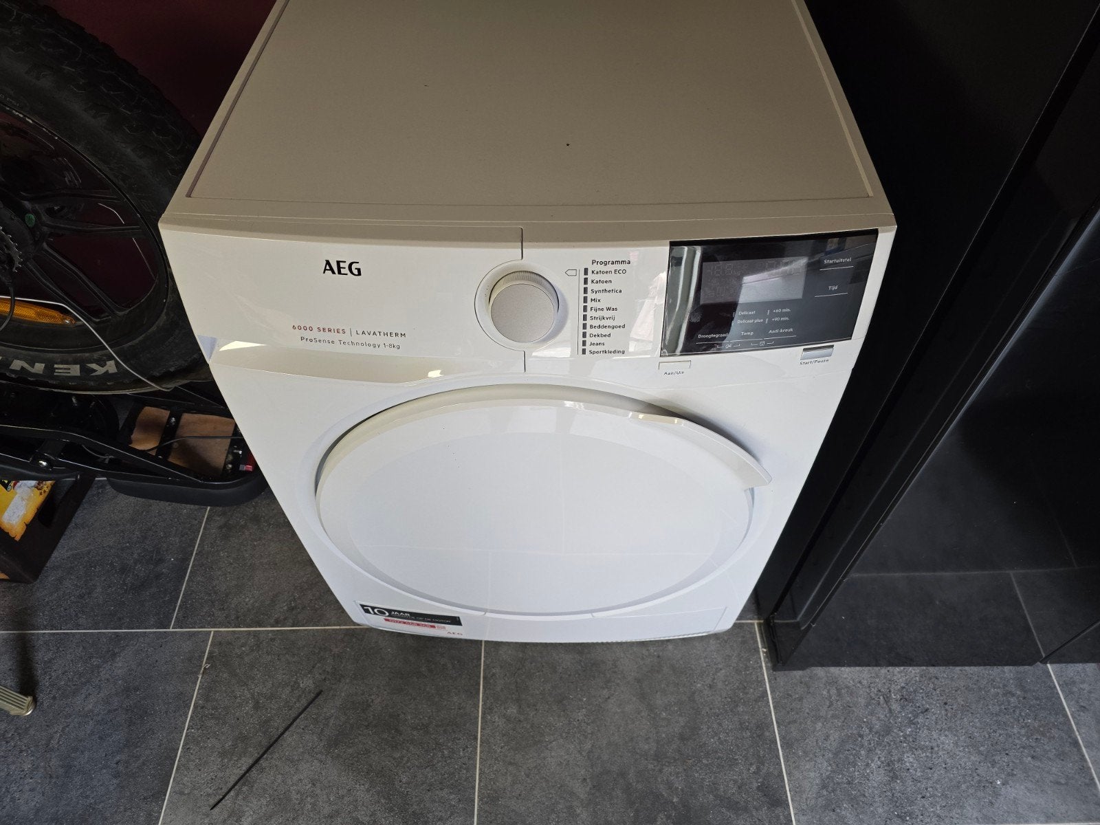 AEG Lavatherm 6000 Serie ProSense 1-8kg Condensdroger, Ophalen, Wolprogramma, 6 tot 8 kg, Zo goed als nieuw