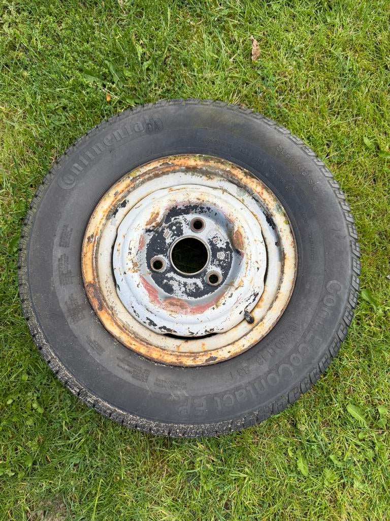 Gratis band met velg 165/80 r13, Ophalen of Verzenden, Gebruikt