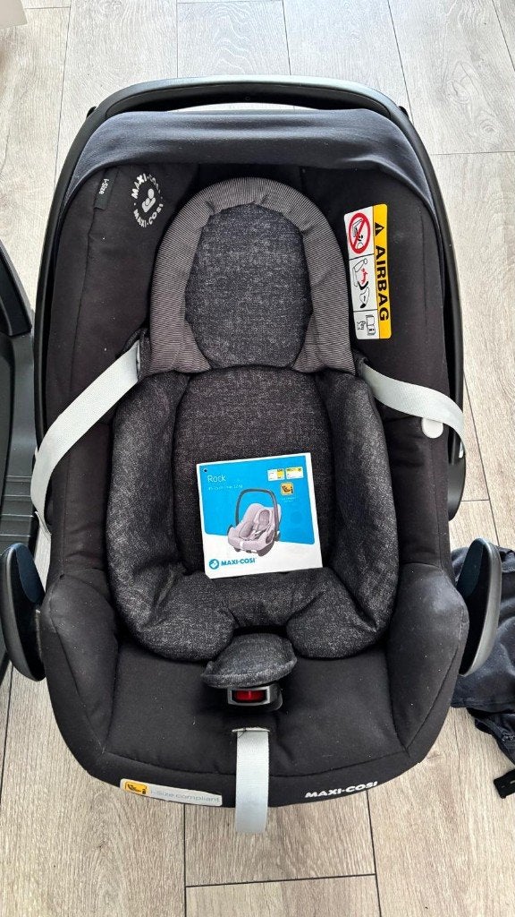 Maxi cosi rock + isofix, Kinderen en Baby's, Autostoeltjes, Ophalen, Gebruikt, Verstelbare rugleuning, Isofix
