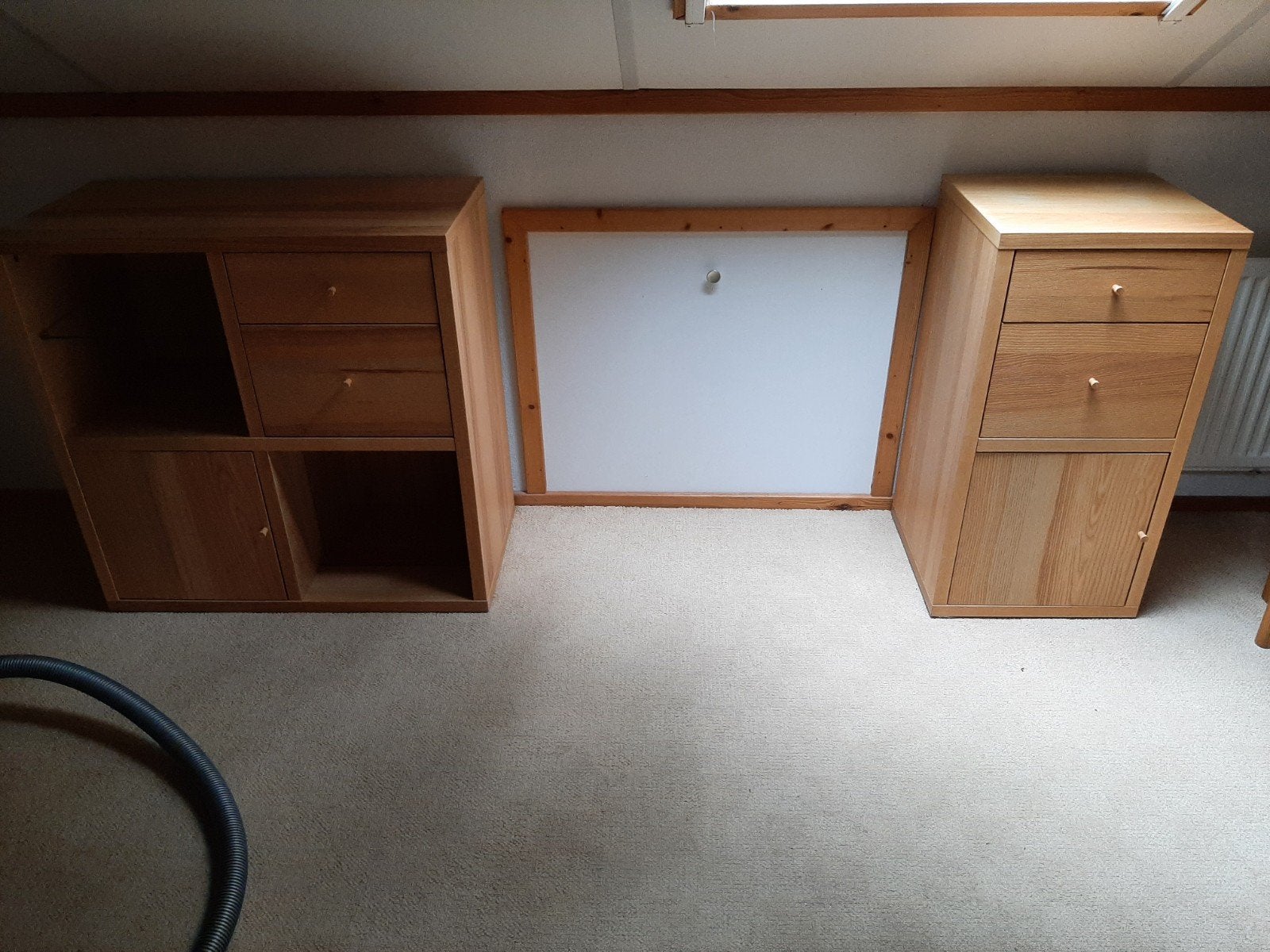 2 Scandinavische ladekastjes - 40x40x80cm & 80x40x80cm, Ophalen