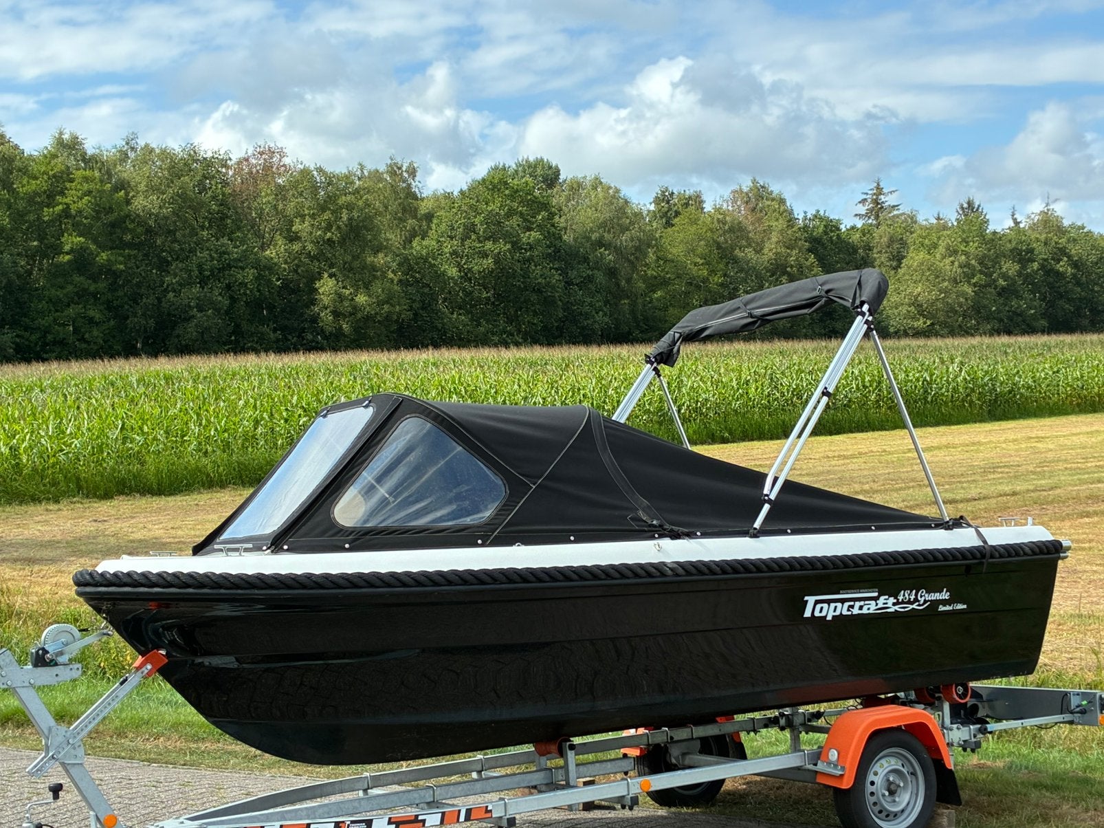 Topcraft 484 Grande limited | Vaarbewijsvrij | Incl. trailer, Ophalen, Topcraft, Rondzit, Buitenboordmotor