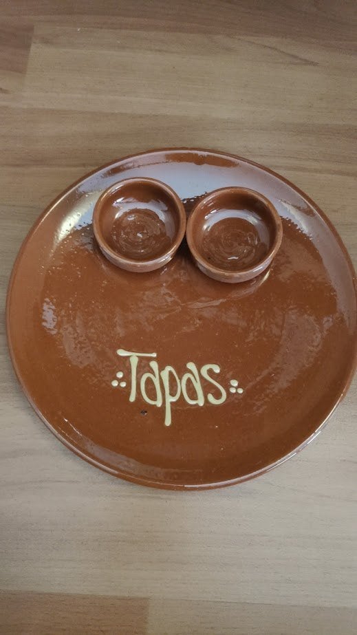 tapas bord, Ophalen, Zo goed als nieuw, Bord(en), Overige stijlen