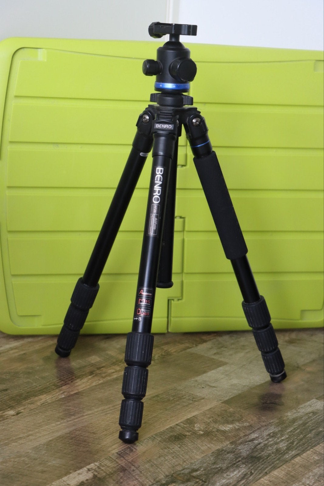 BENRO statief AF28+ AIIFoto Classic, Audio, Tv en Foto, Fotografie | Statieven en Balhoofden, Gebruikt, 175 cm of meer, Met balhoofd