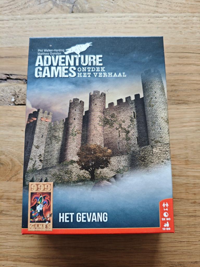 Adventure Games: Het Gevang - Ontdek het Verhaal, Een of twee spelers, Ophalen of Verzenden, Zo goed als nieuw, 999 Games