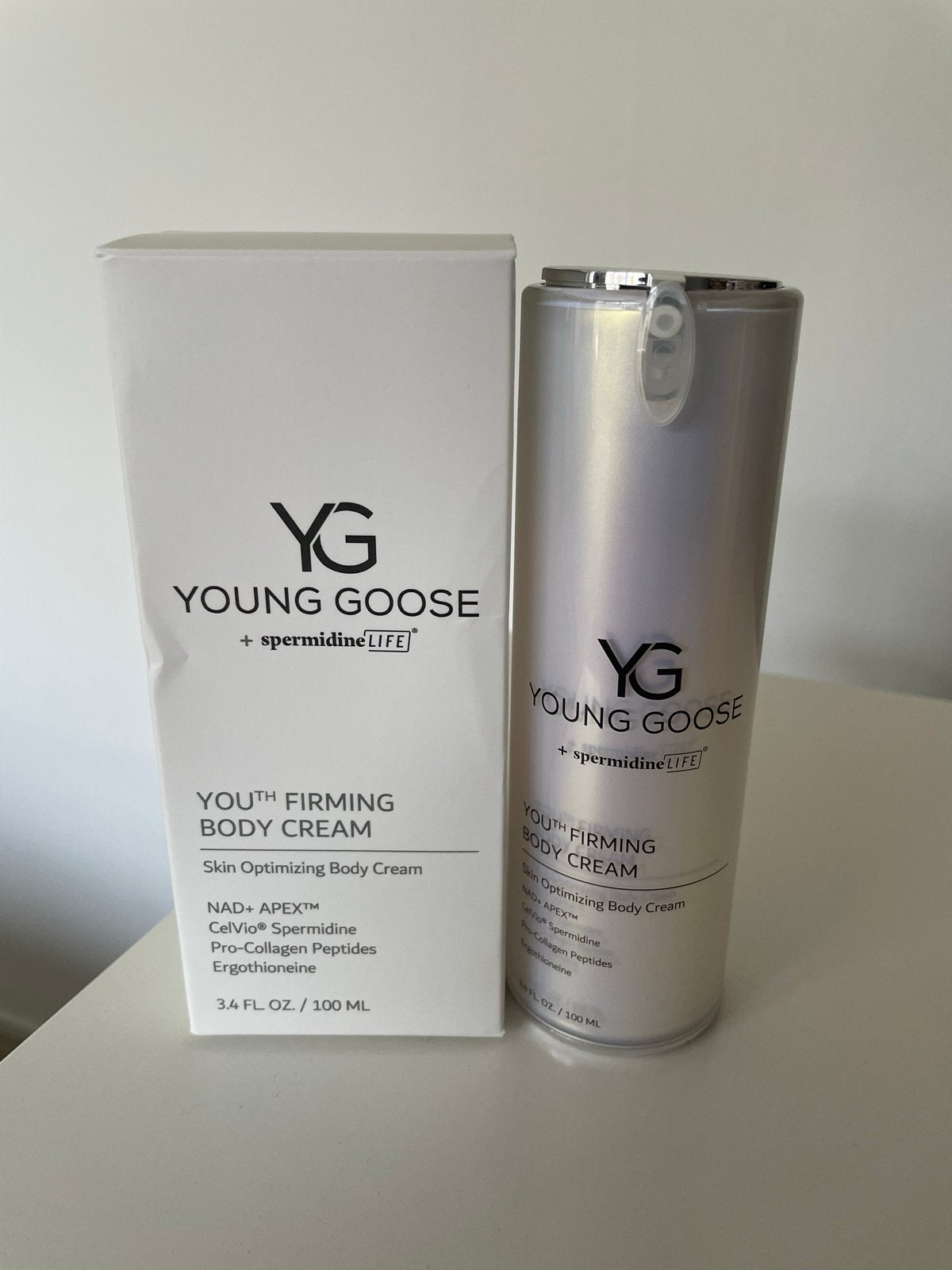 Young Goose Youth Firming Body Cream 100ml - Nieuw, Ophalen of Verzenden, Nieuw, Bodylotion, Crème of Olie