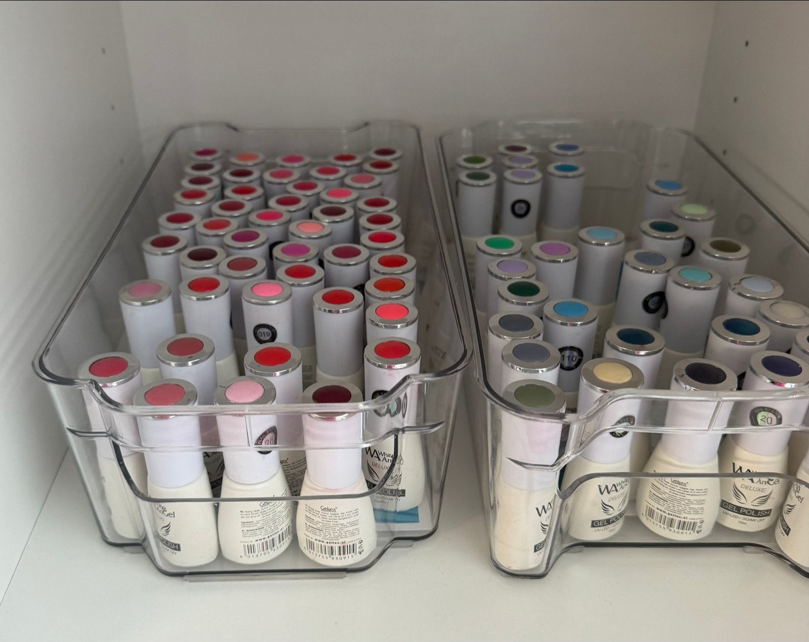 Gellak nagellak set - Diverse kleuren, Ophalen of Verzenden, Zo goed als nieuw, Overige typen