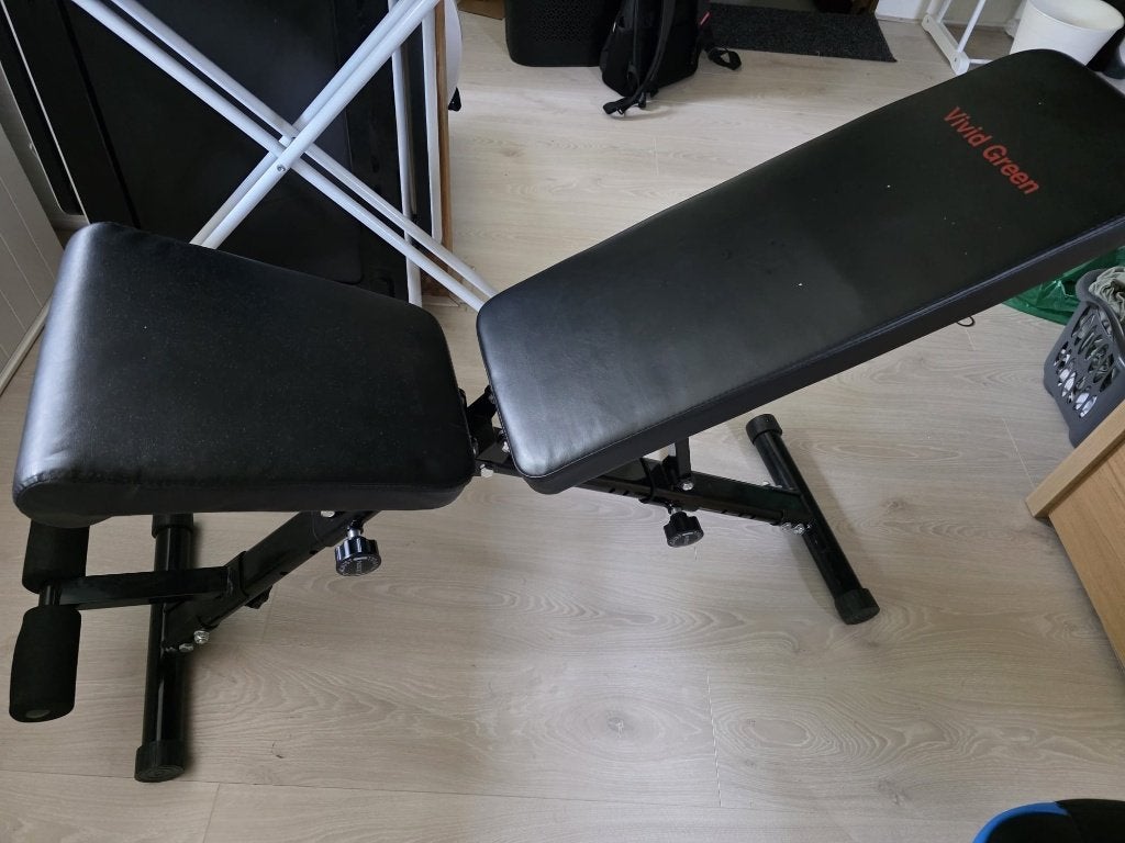Vivid Green Verstelbare Fitnessbank / Adjustable Bench, Ophalen, Zo goed als nieuw, Fitnessbank