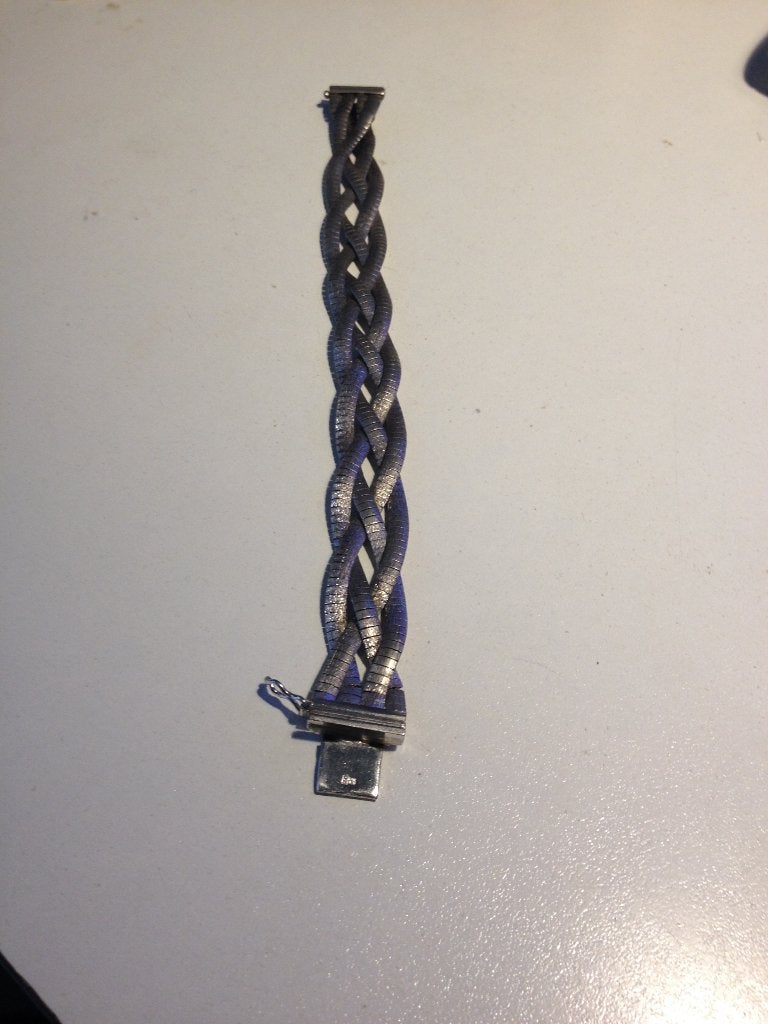 antieke zilveren armband voor dames, Verzenden, Gebruikt, Zilver, Zilver
