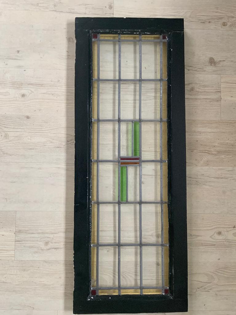 Oud Glas in Loodraam, Doe-het-zelf en Verbouw, Glas en Ramen, Ophalen of Verzenden, Gebruikt, Minder dan 80 cm, Overige typen