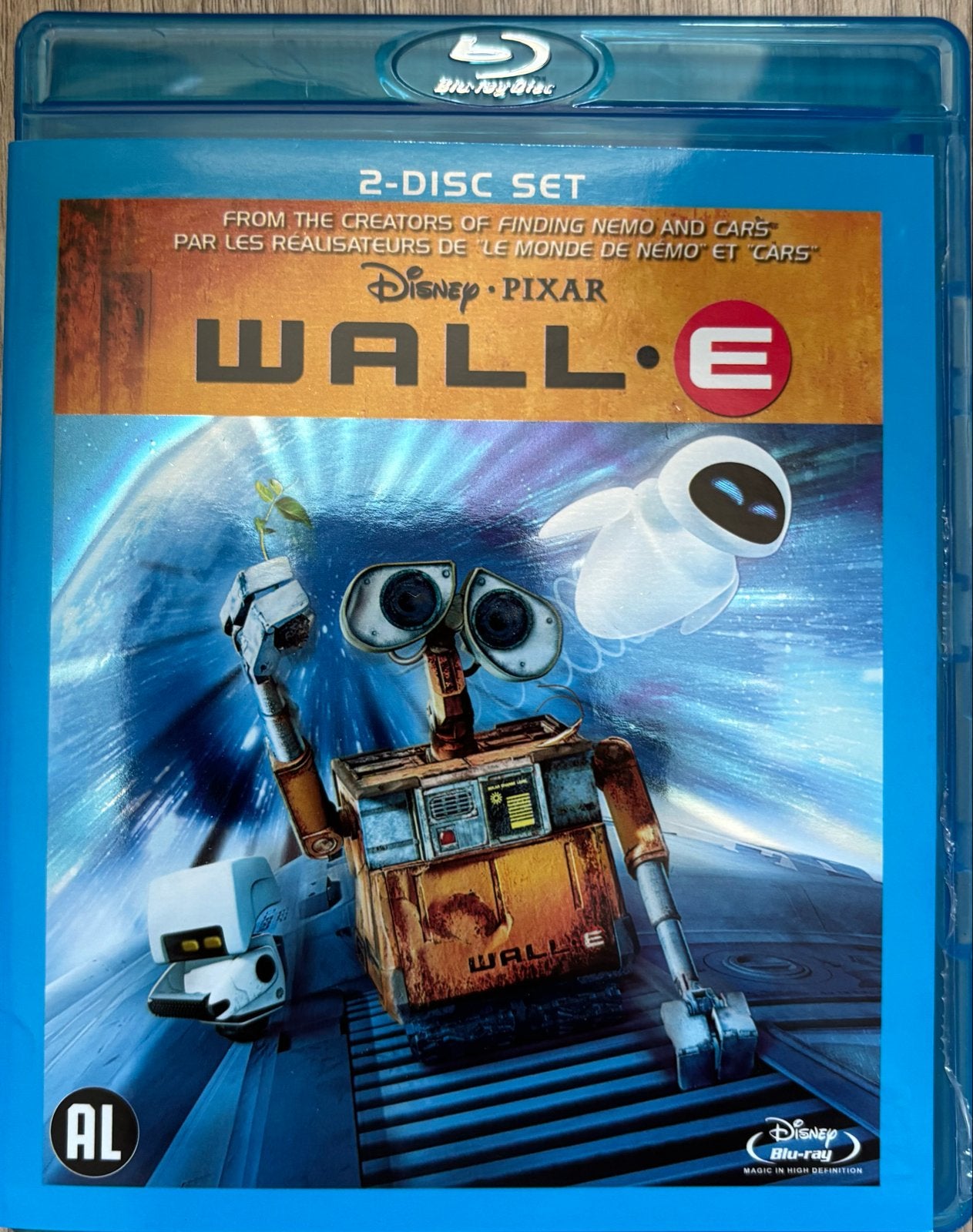 WALL-E Disney Pixar Blu-ray 2-Disc Set, Ophalen, Engels, Alle leeftijden, Nederlands