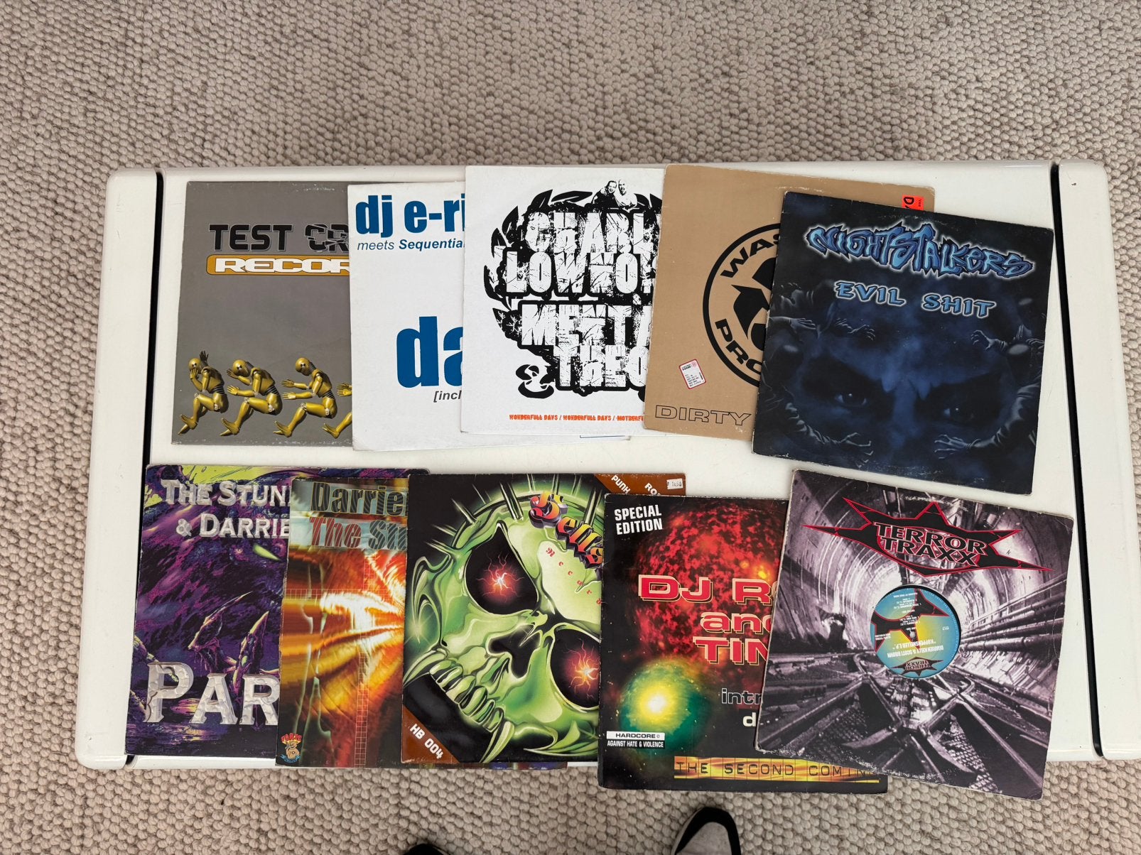 10 x Hardcore Gabber Platen, Verzenden, Zo goed als nieuw, 12 inch
