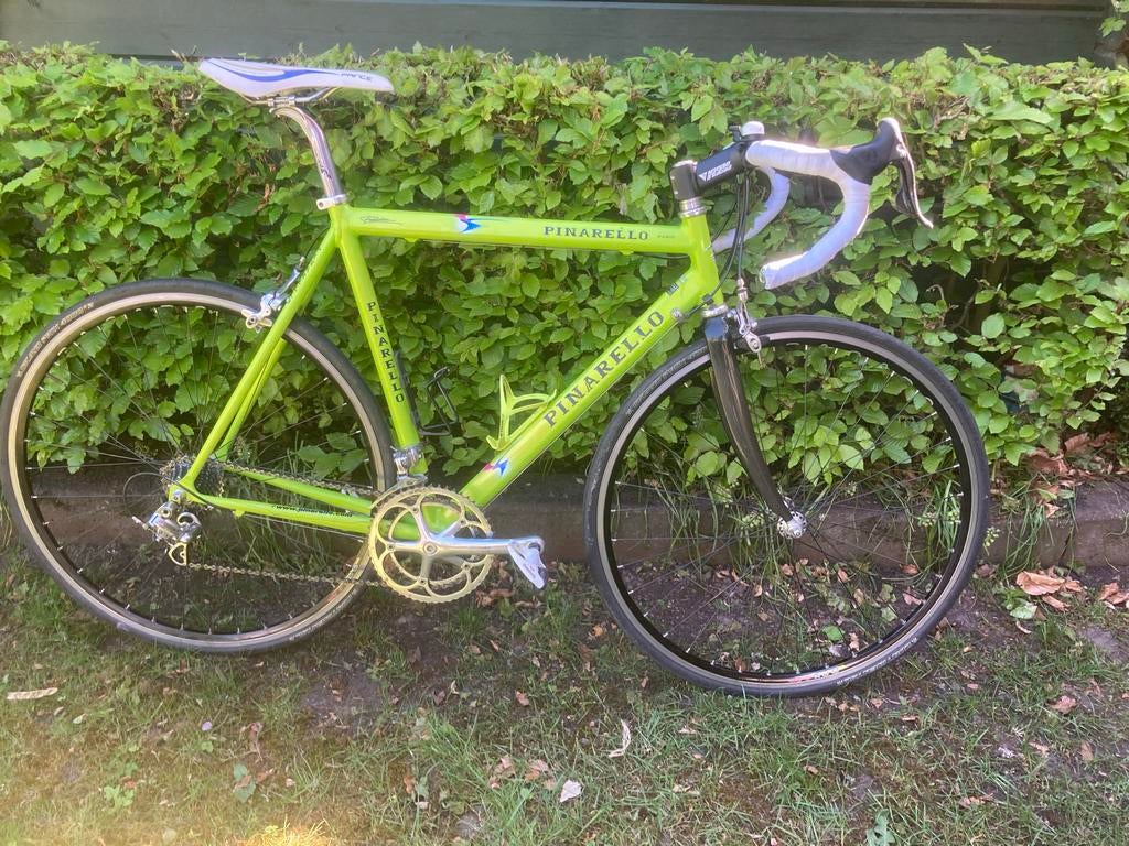 Pinarello Paris Racefiets - Lichtgroen, 10 versnellingen, Overige merken, 28 inch, Gebruikt, Aluminium