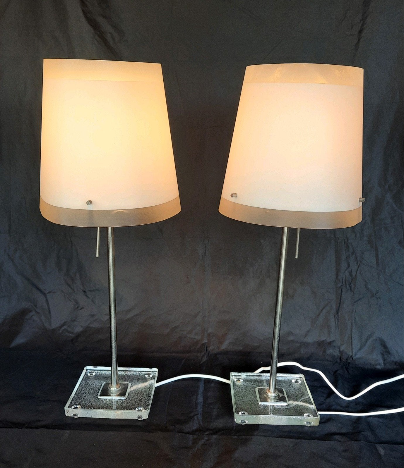 Tafellamp ikea type galär 2 stuks, lees de beschrijving, Meerkleurig, Ophalen of Verzenden, Zo goed als nieuw, Glas