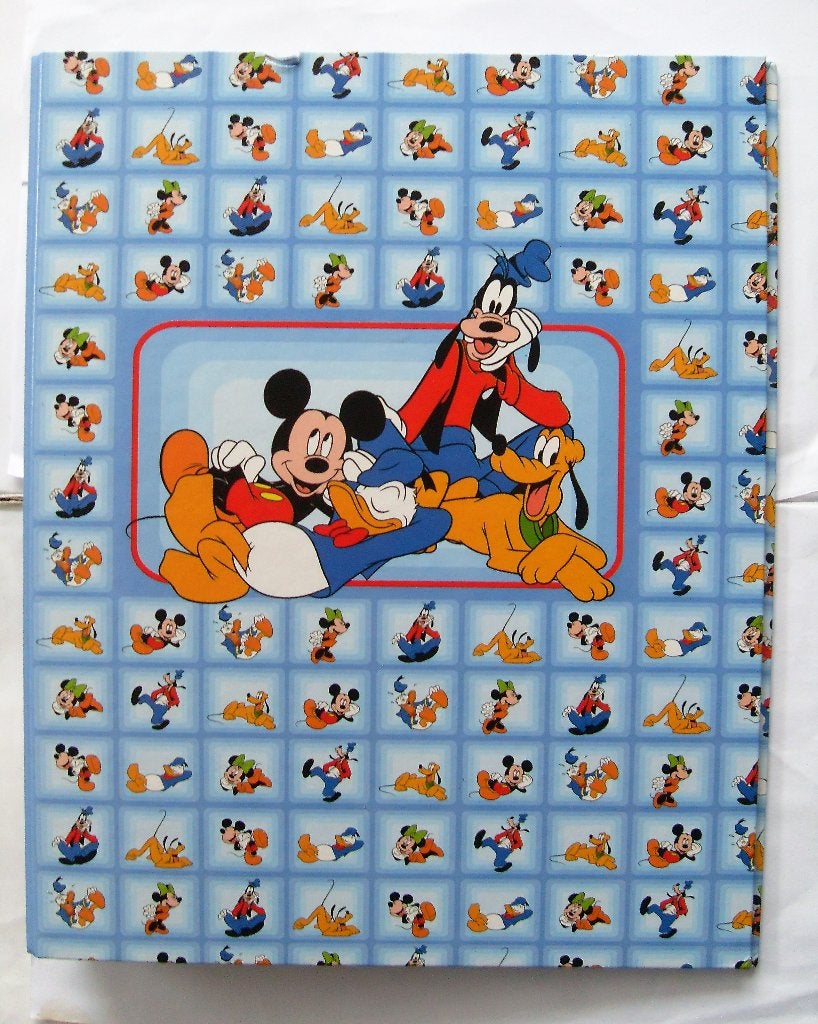 Walt Disney Klapper A-4 Formaat 2 Ringen Mickey Mouse Goofy, Ophalen of Verzenden, Mickey Mouse, Zo goed als nieuw, Overige typen