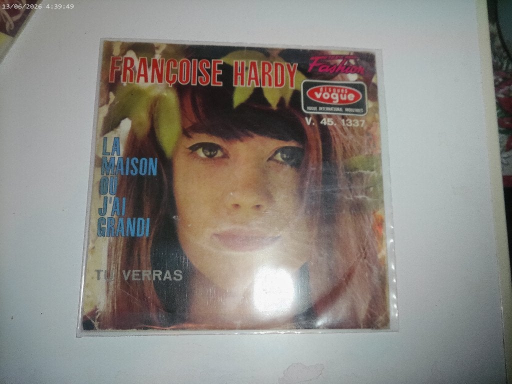 Francoise Hardy - La maison ou J'ai Grandi, Gebruikt, Fotohoes, 7 inch, Single