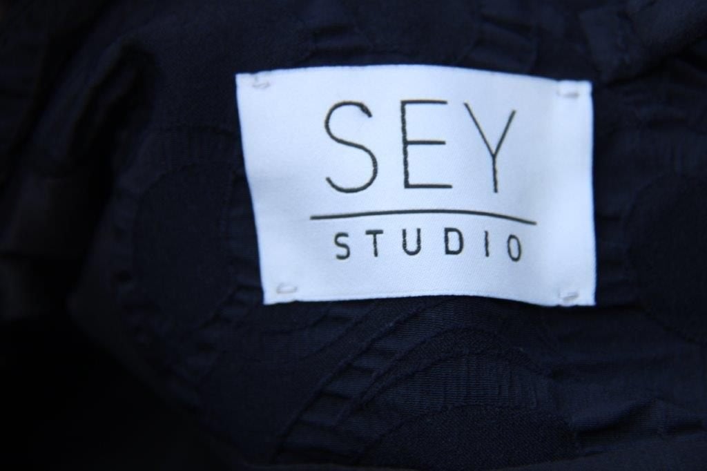 Jasje zwart Purdey Sey Studio mt 38 drukknoop Vaste prijs, Maat 38/40 (M), Sey Studio, Zwart, Ophalen of Verzenden