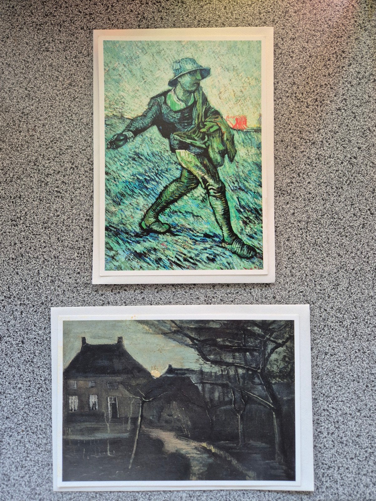 2 Ansichtkaarten van Vincent van Gogh, Verzamelen, Ophalen of Verzenden, Voor 1920, Ongelopen, Gelderland