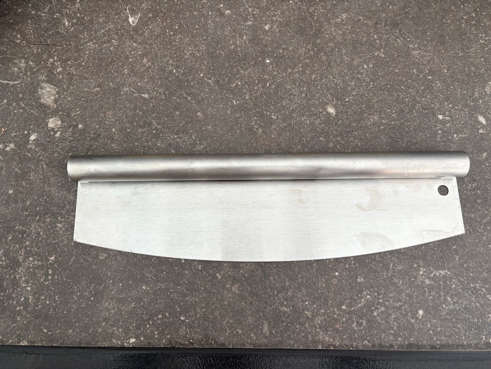 RVS Pizzasnijder / Hakker - Handig Keukengereedschap, Zilver, Ophalen of Verzenden, Metaal, Overige typen