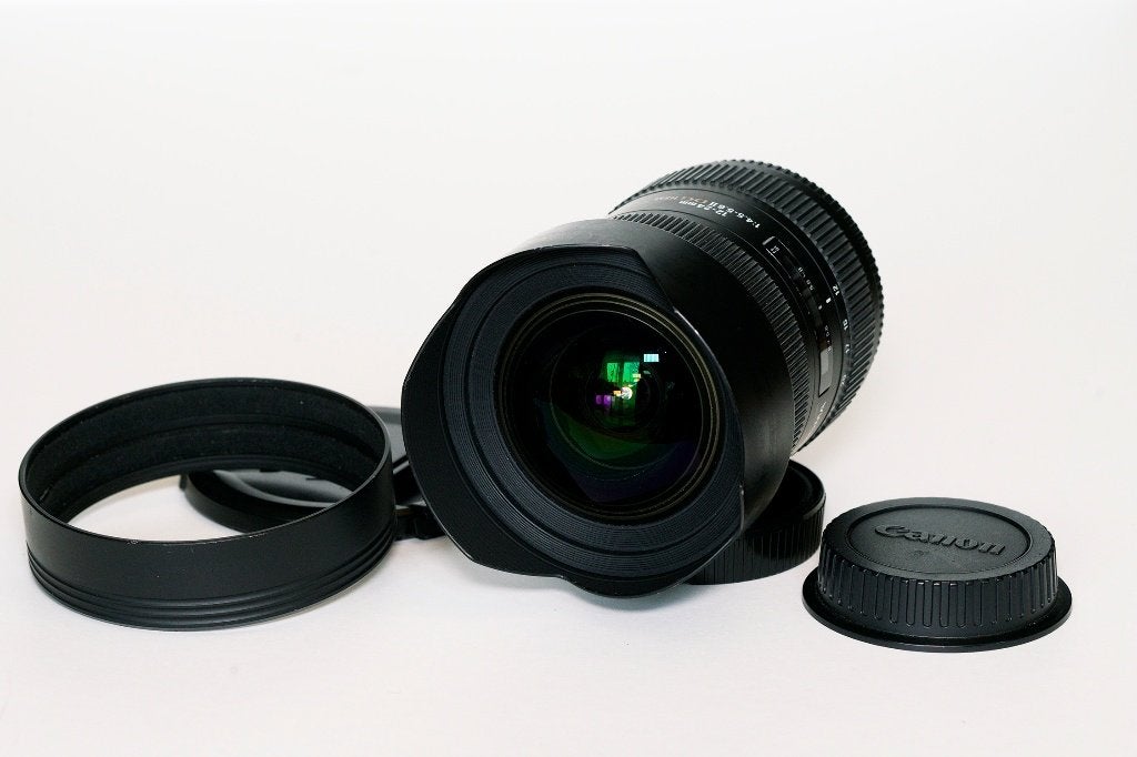 Sigma 12-24mm f/4.5-5.6 EX DG HSM II Canon, Sigma, Zo goed als nieuw, 12 mm, Handmatige focus