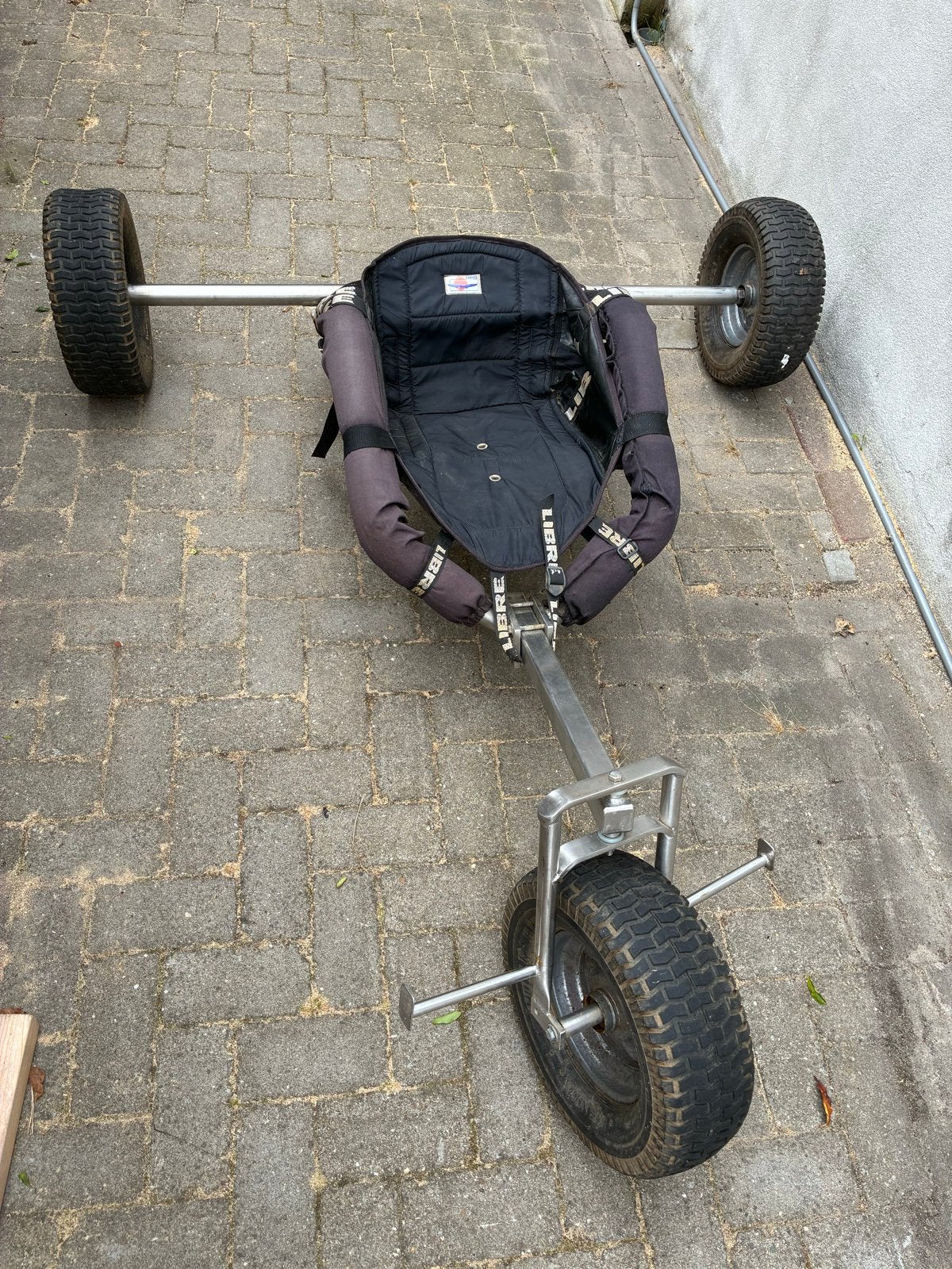 Kite buggy volledig RVS - Libre, Watersport en Boten, Ophalen, Gebruikt, Overige typen