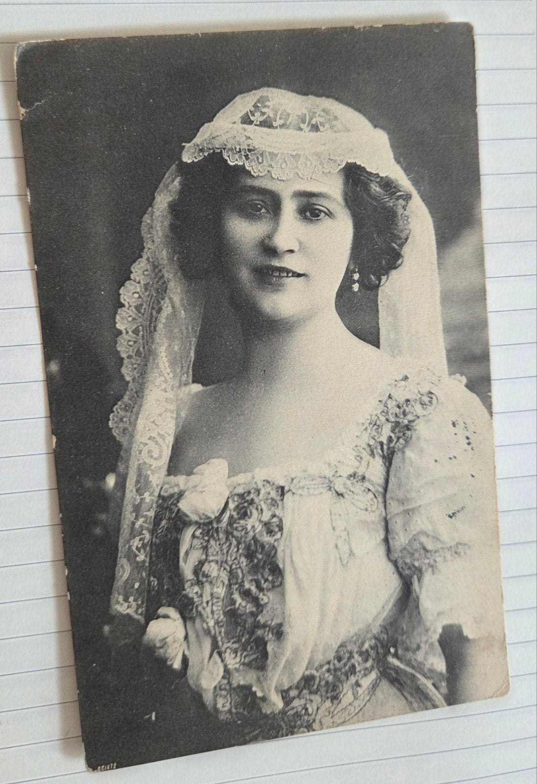 Franse operazangeres (sopraan) Rose Caron, Verzenden, 1920 tot 1940, Gelopen, Sterren en Beroemdheden