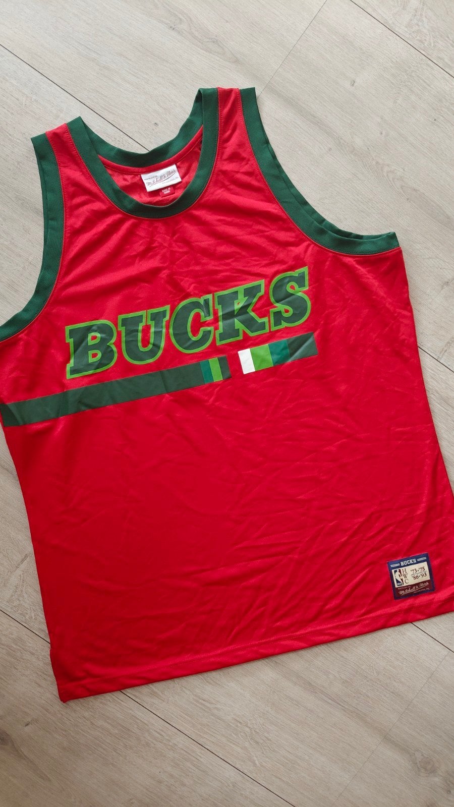 Milwaukee Bucks Mitchell & Ness Heritage NBA, Sport en Fitness, Basketbal, Ophalen of Verzenden, Nieuw, Kleding