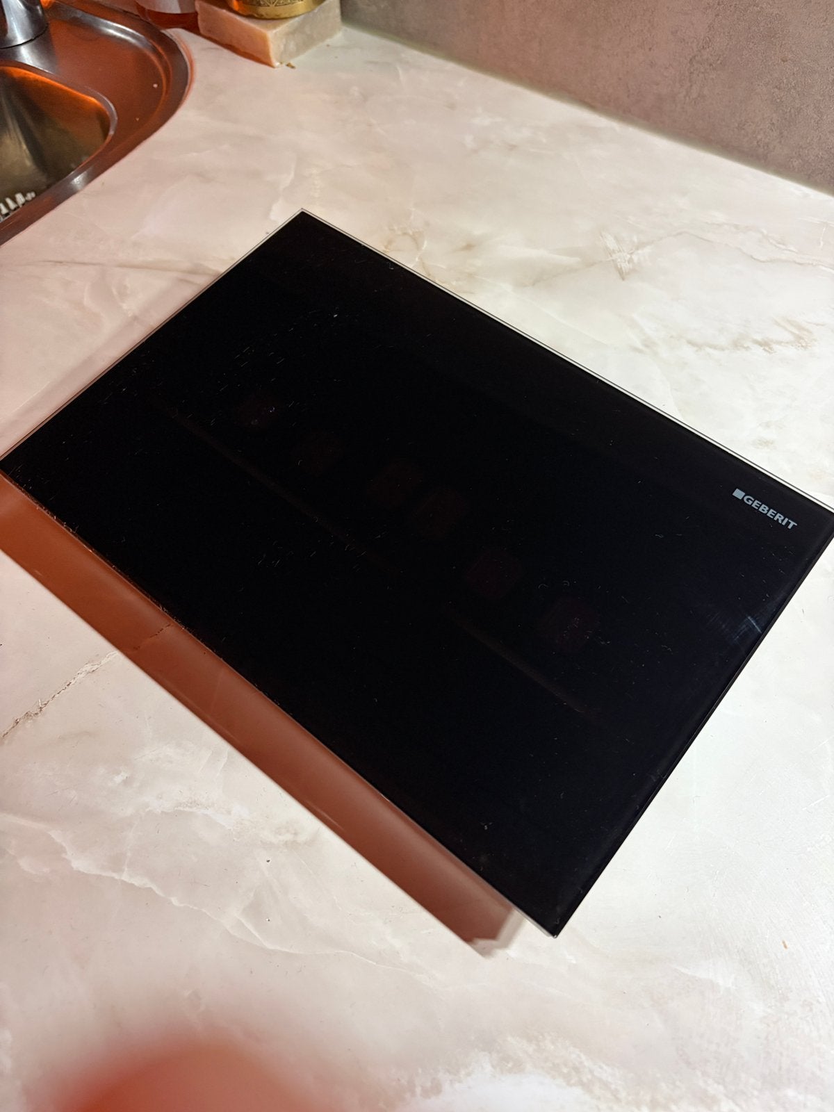 Geberit Sigma 80 touchless, Ophalen of Verzenden, Zo goed als nieuw, Rubber
