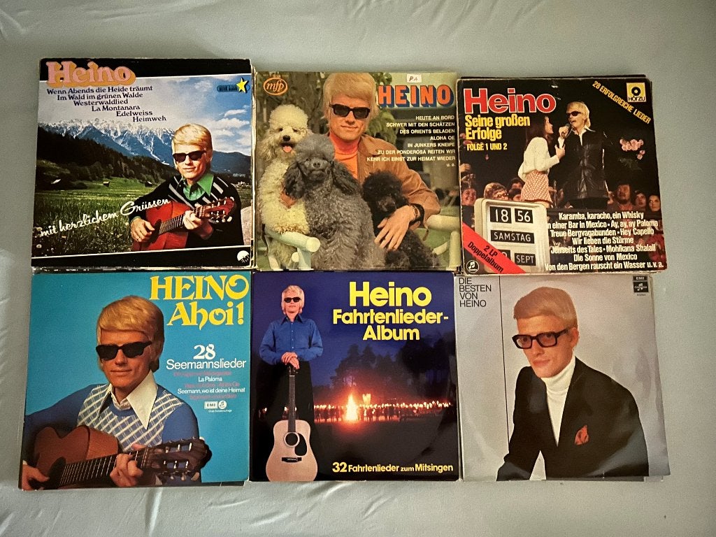 23 LP's Heino (ook per stuk te koop), LP, Gebruikt, Pop, Ophalen of Verzenden