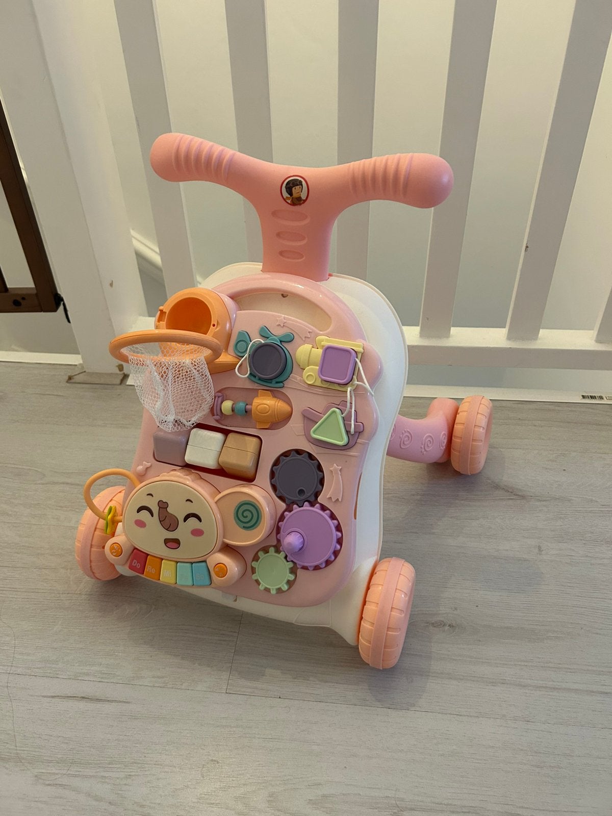 Loopwagen loopkar baby walker brightnest 3 in 1 looptrainer, Ophalen, Gebruikt, 6 maanden tot 2 jaar