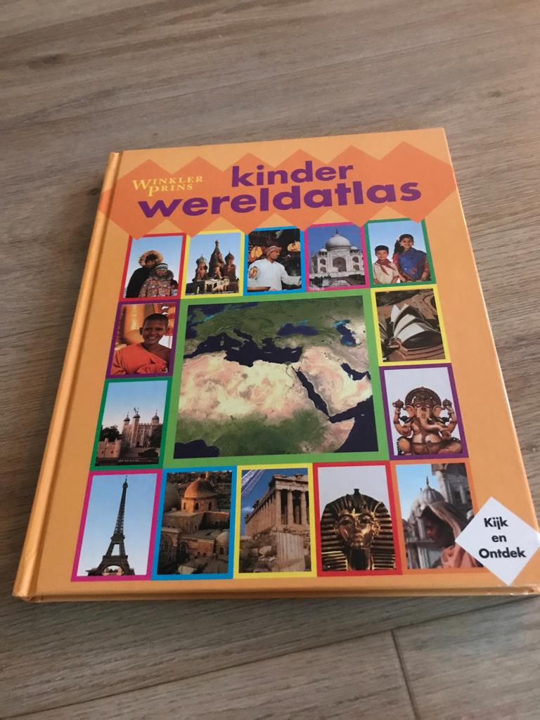 Kinder wereldatlas, Boeken, Ophalen, 2000 tot heden, Nieuw, Landkaart