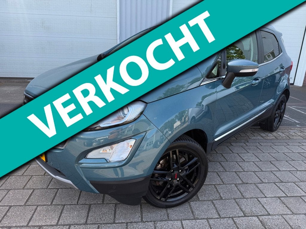 Ford EcoSport 1.0 EcoBoost TITANIUM 2019 KEYLESS NAVI CARPLA, Voorwielaandrijving, 125 pk, Gebruikt, Ecosport