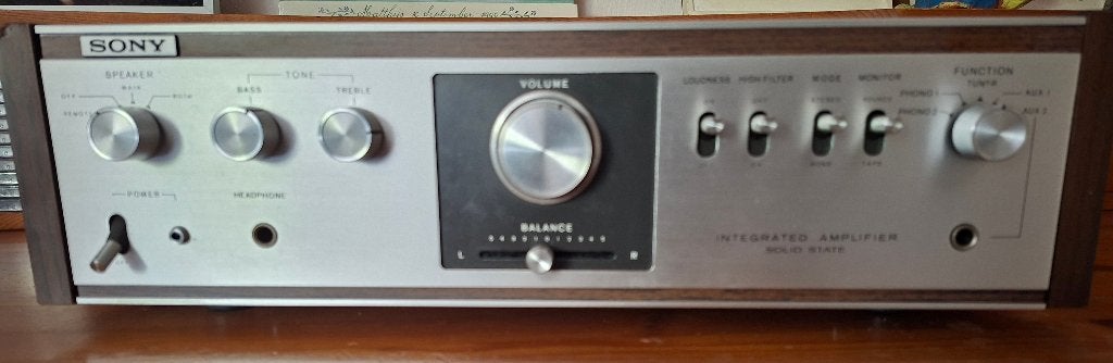 Sony TA-1010 versterker, Ophalen, Zo goed als nieuw, Minder dan 60 watt, Sony