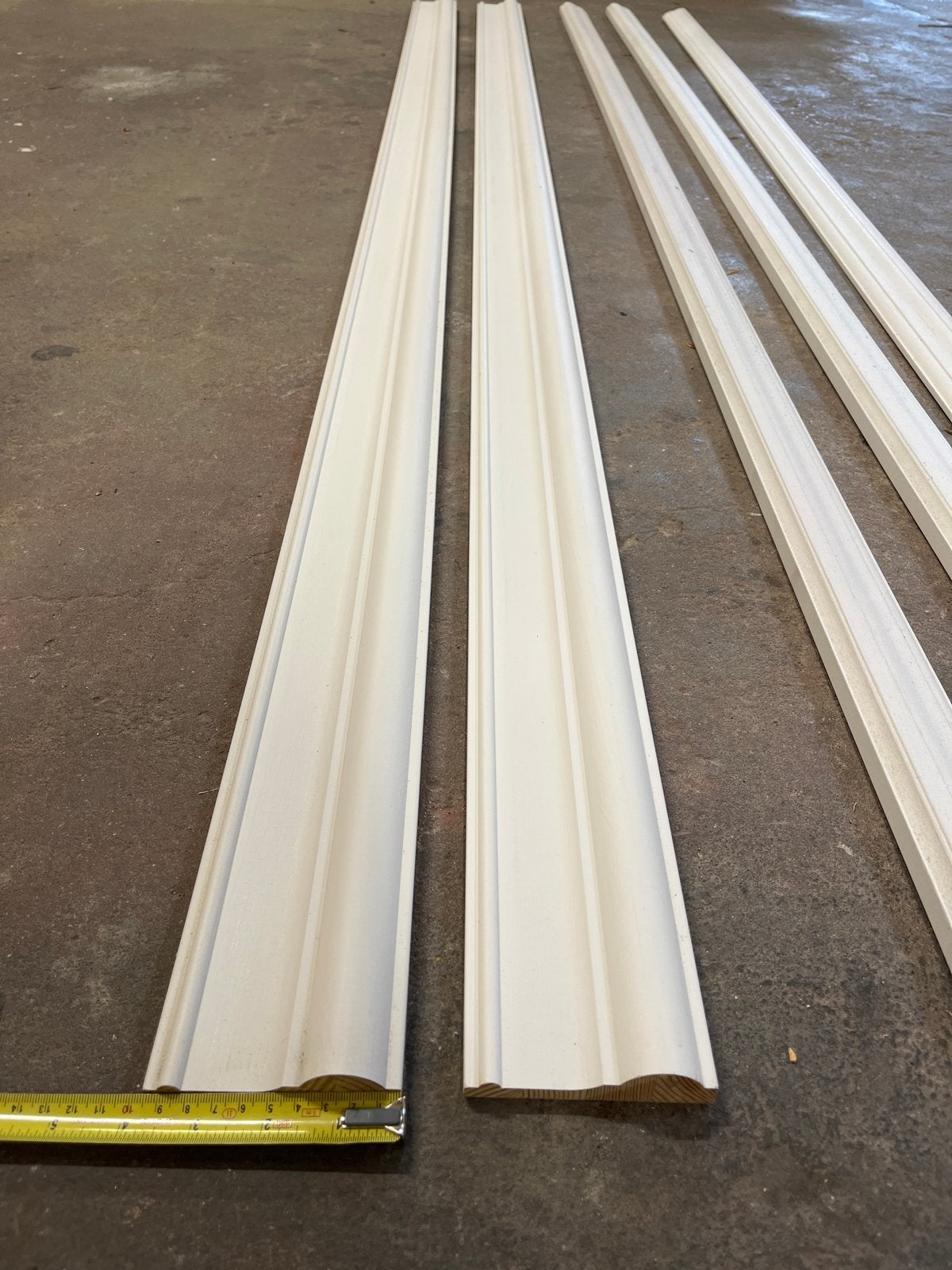 2x Architraaf jaren '30 - 240 cm lang, 9,5 cm breed, Ophalen, Overige materialen, Gebruikt, Lijsten
