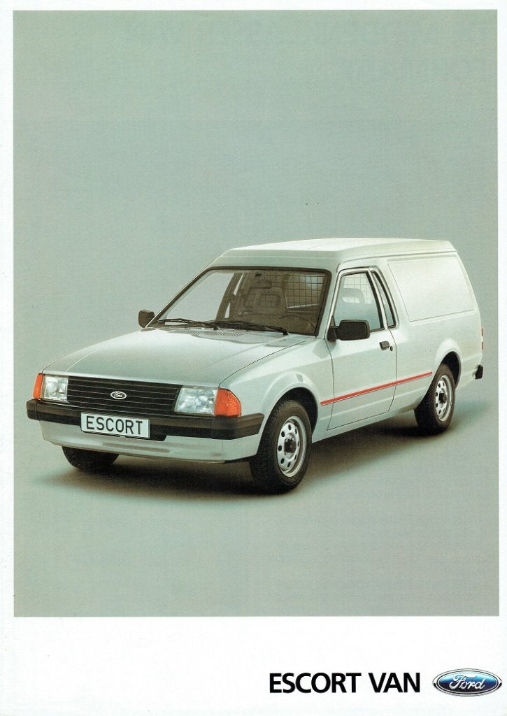 Folder Ford Escort Van (1983), Verzenden, Gelezen, Ford