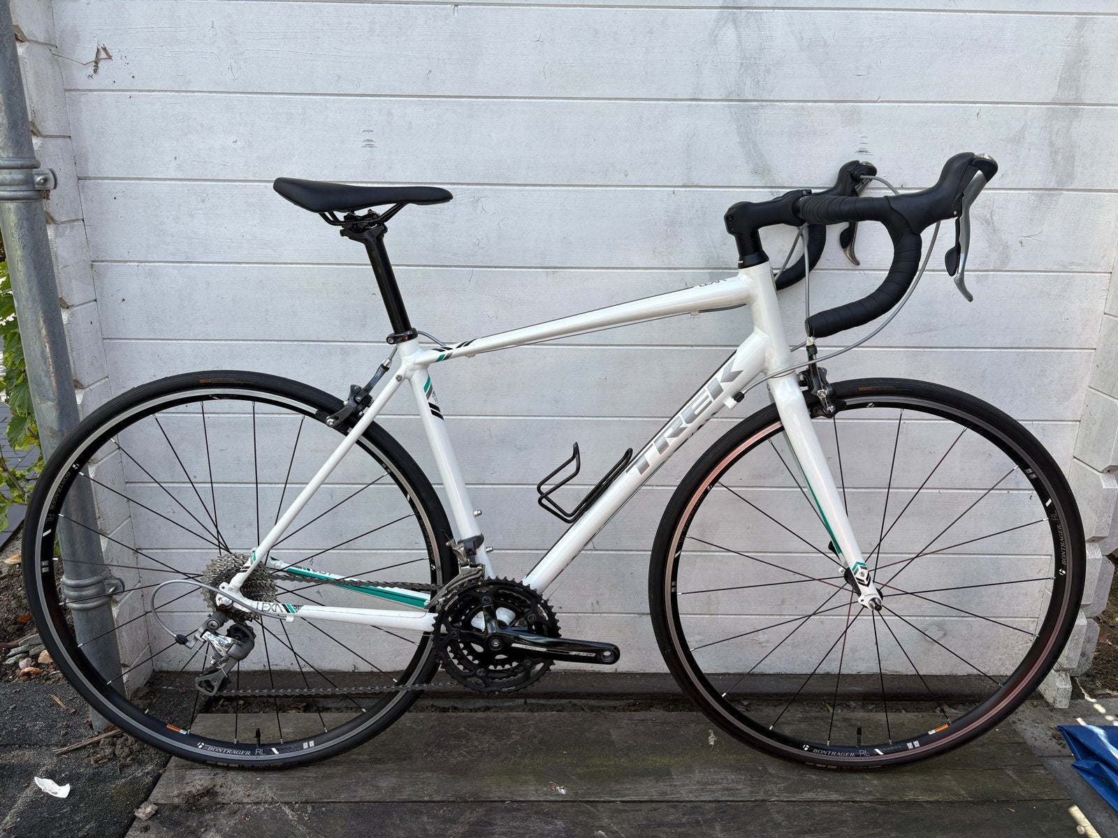 Trek Lexa SL racefiets - Dames - Wit/Groen - maat 54 cm, Fietsen en Brommers, Fietsen | Racefietsen, 28 inch, Velgrem, Aluminium