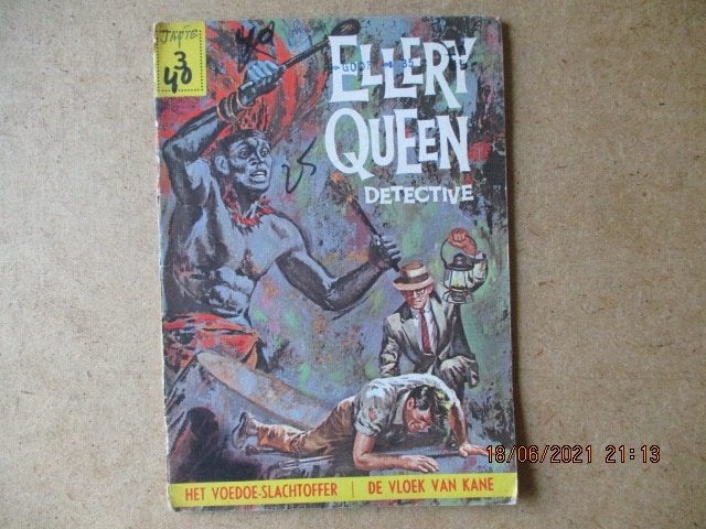adv4436 ellery queen detective, Boeken, Eén comic, Ophalen, Gelezen, Overige gebieden