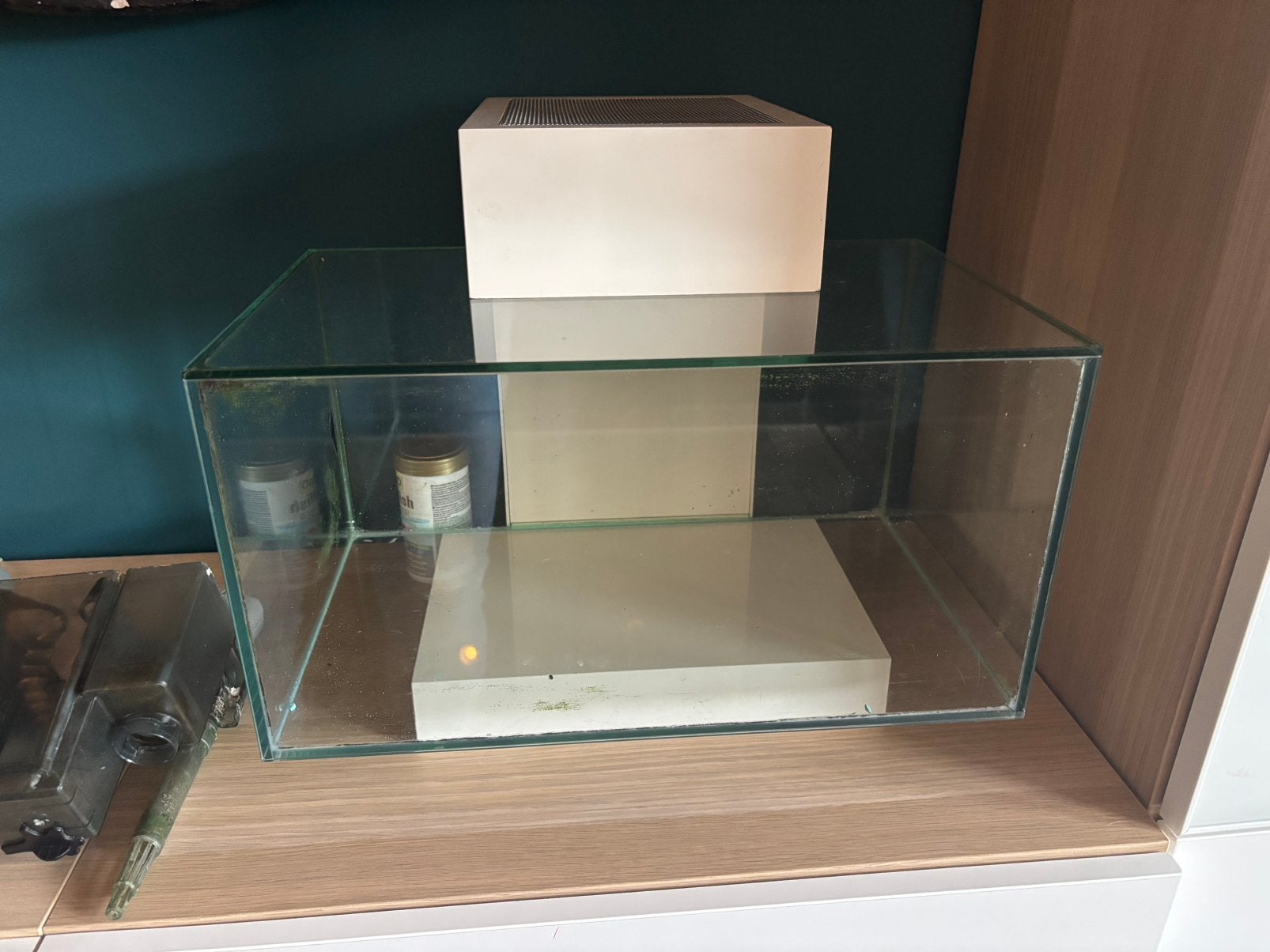 Fluval Edge aquarium 23L, Dieren en Toebehoren, Ophalen, Gebruikt, Leeg aquarium, Fluval